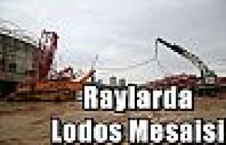 Raylarda Lodos Mesaisi