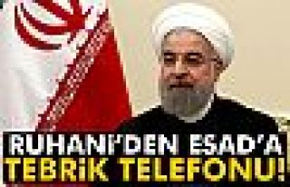 Ruhani’den Esad’a tebrik telefonu