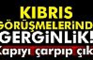 Rum Lider Kapıyı Çarpıp Çıktı!