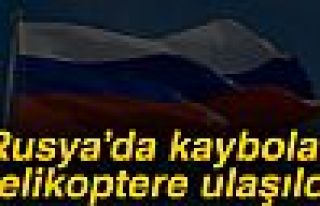 RUSYA'DA KAYBOLAN HELİKOPTERE ULAŞILDI!