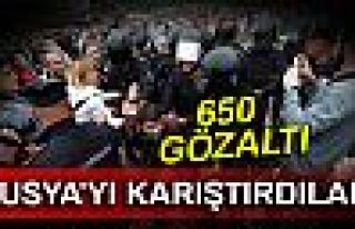 RUSYA'YI KARIŞTIRDILAR!