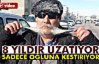 Sadece oğluna kestiriyor