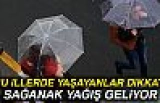 Sağanak Geliyor!