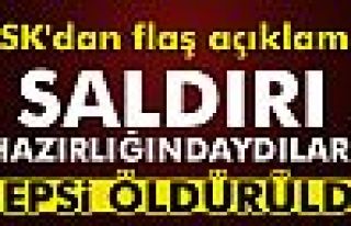 Saldırı hazırlığındaki 12 PKK’lı öldürüldü