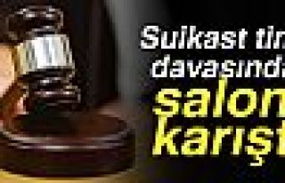 Salon karıştı