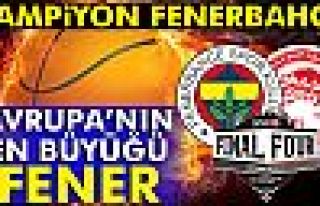 ŞAMPİYON FENERBAHÇE!