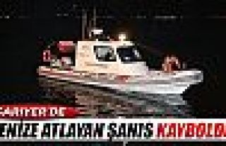 Sarıyer'de denize atlayan kişi kayboldu