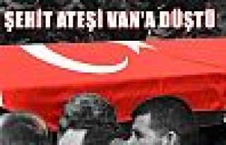 Şehit ateşi Van’a düştü!