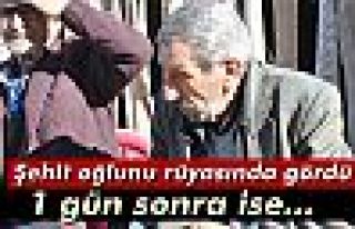 Şehit babası evlat acısına dayanamadı