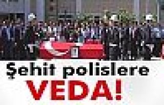 Şehit polislere tören