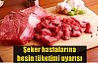 Şeker hastalarına besin tüketimi uyarısı