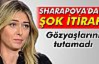 Sharapova'dan şok doping itirafı