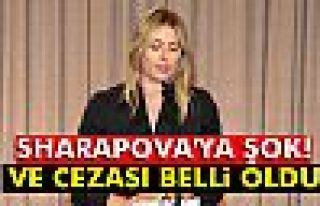 Sharapova'ya 2 yıl men cezası