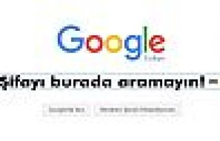 Şifayı Google'da aramak da hastalık