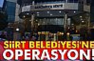 Siirt Belediyesi'ne operasyon!