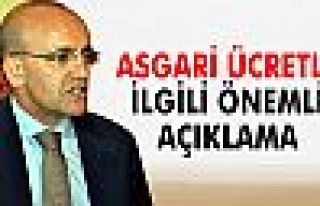 Şimşek'ten asgari ücret açıklaması