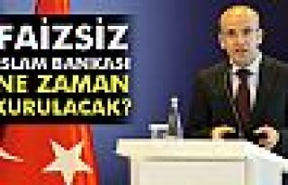 Şimşek’ten faizsiz İslam bankası açıklaması