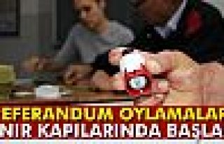 SINIR KAPILARINDA BAŞLADI!