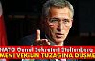 Stoltenberg, Ermeni vekilin tuzağına düşmedi