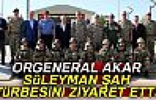 SÜLEYMAN ŞAH TÜRBESİNİ ZİYARET ETTİ!