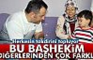 Süper kahraman gibi başhekim