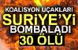 Suriye'de hava saldırısı: 30 ölü