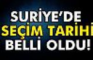 Suriye’de seçim tarihi belli oldu