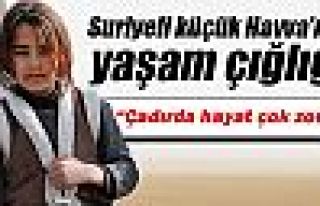 Suriyeli küçük Havva'nın yaşam çığlığı