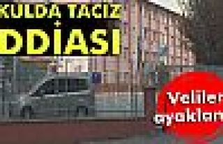 Taciz iddialarına karşı veliler ayaklandı