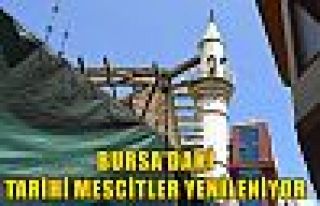 Tarihi mescidler yenileniyor