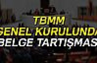 TBMM GENEL KURULUNDA BELGE TARTIŞMASI!