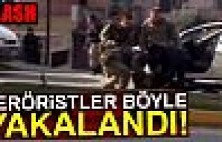 Teröristler böyle yakalandı