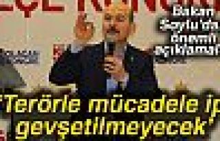 TERÖRLE MÜCADELE İPİ GEVŞETİLMEYECEK!