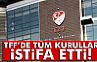 TFF’de tüm kurullar istifa etti!