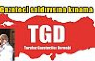 TGD’den gazeteci saldırısına kınama 