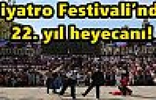 Tiyatro Festivali’nde 22. yıl heyecanı!