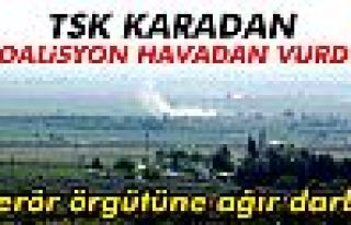 TSK karadan koalisyon havadan vurdu!