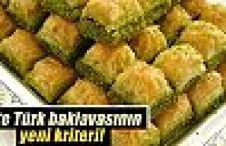 Türk baklavasının yeni standartı