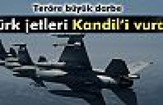 Türk jetleri Kandil’i vurdu