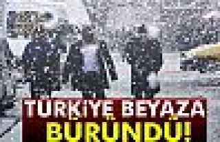 Türkiye beyaza büründü!