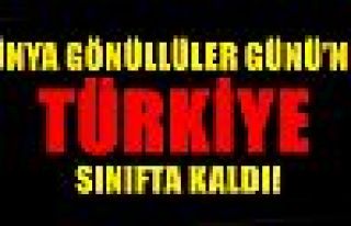 Türkiye gönüllülük çalışmalarında sınıfta...