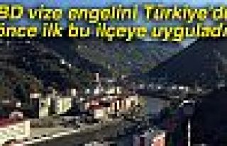 Türkiye'den önce Yağlıdere'ye uyguladı!