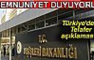 TÜRKİYE'DEN TELAFER AÇIKLAMASI!