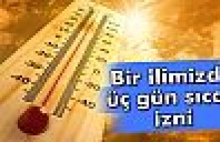 Üç gün sıcak izni