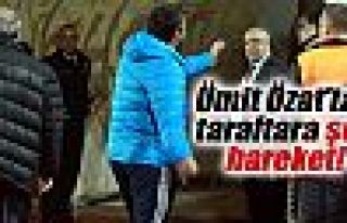 Ümit Özat'tan taraftara çirkin hareket