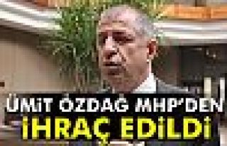 Ümit Özdağ MHP’den ihraç edildi