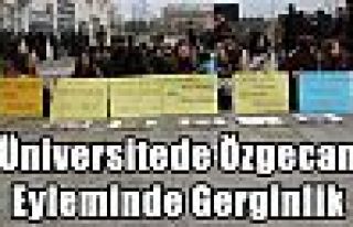 Üniversitede Özgecan Eyleminde Gerginlik