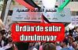 Ürdün'de sular durulmuyor