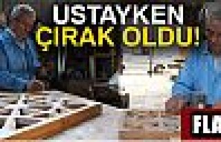 Ustayken çırak oldu