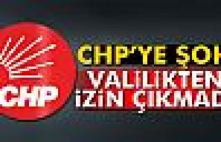 Valilik CHP'nin yürüyüşüne izin vermedi